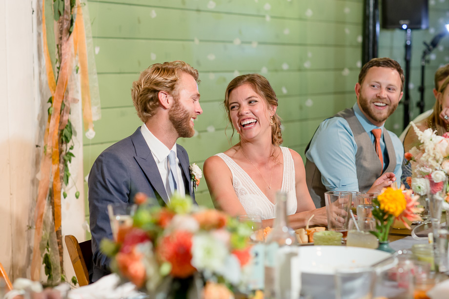 the happy newlyweds